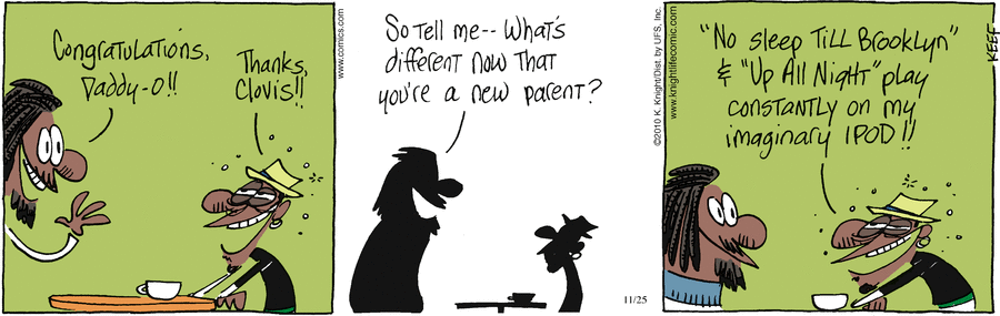 The Knight Life Comic Strip for November 25, 2010 