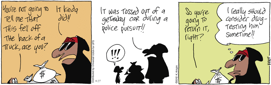 The Knight Life Comic Strip for September 27, 2012 