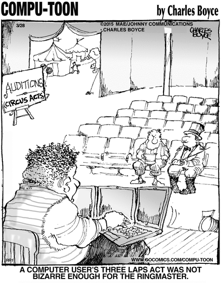 Compu-toon Comic Strip for March 28, 2015 