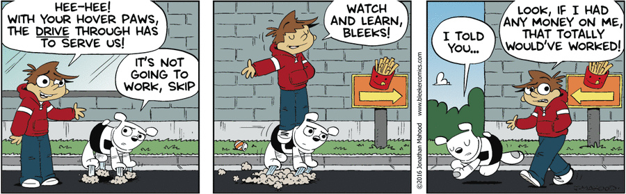 Bleeker: The Rechargeable Dog Comic Strip for November 22, 2016 