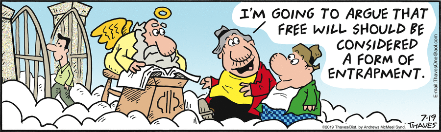 Frank and Ernest Comic Strip for July 19, 2019 