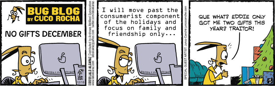 La Cucaracha Comic Strip for December 18, 2018 
