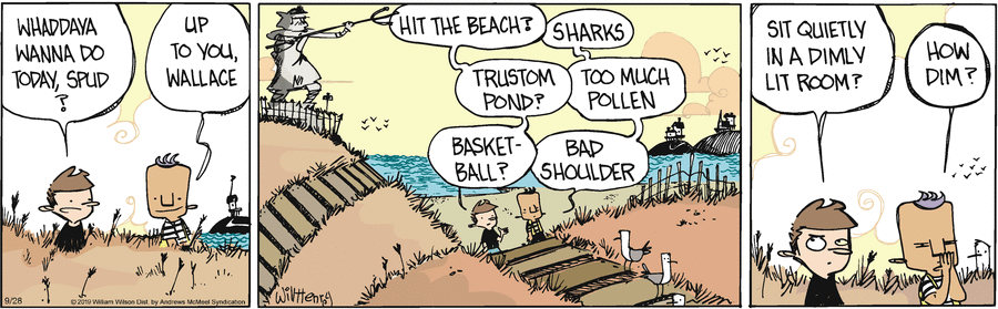 Wallace the Brave Comic Strip for September 28, 2019 