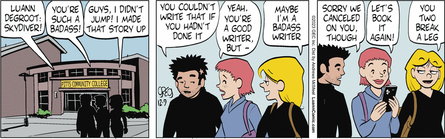 Luann Comic Strip for December 09, 2023 