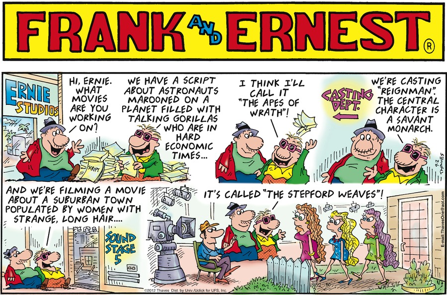 Frank and Ernest Comic Strip for September 02, 2012 