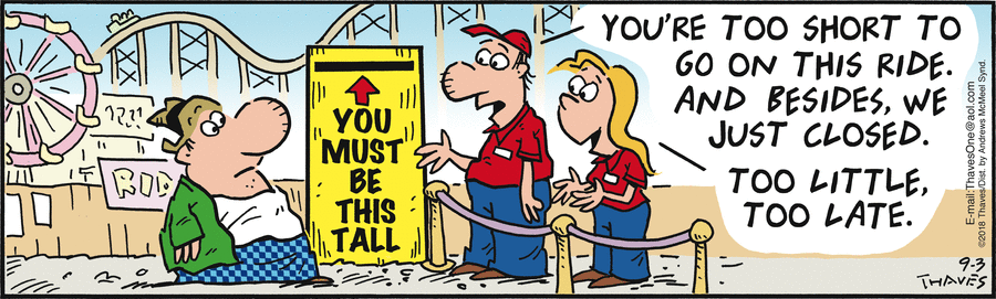Frank and Ernest Comic Strip for September 03, 2018 