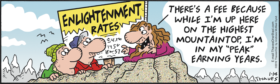 Frank and Ernest Comic Strip for January 14, 2019 