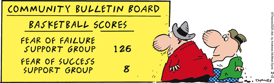 Frank and Ernest Comic Strip for February 11, 2025 