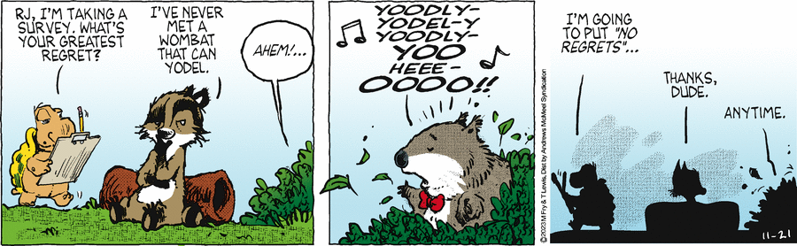 Over the Hedge Comic Strip for November 21, 2023 