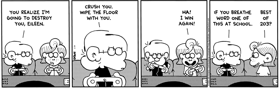 FoxTrot Comic Strip for April 01, 2004 