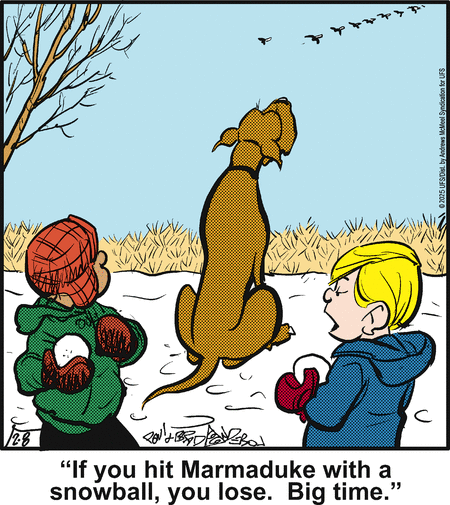 Marmaduke Comic Strip for February 08, 2025 