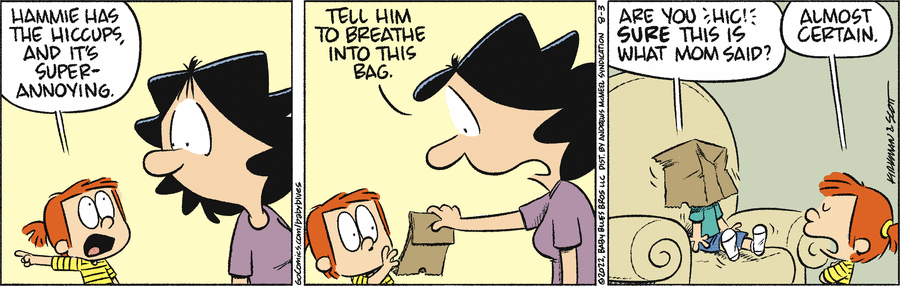 Baby Blues Comic Strip for August 03, 2022 