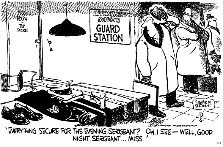 Pat Oliphant Comic Strip for April 01, 1987 