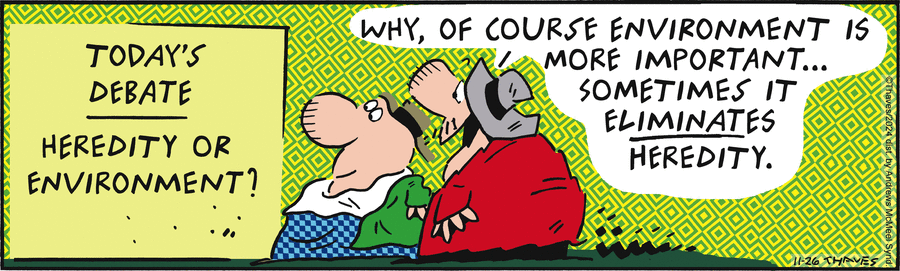 Frank and Ernest Comic Strip for November 26, 2024 