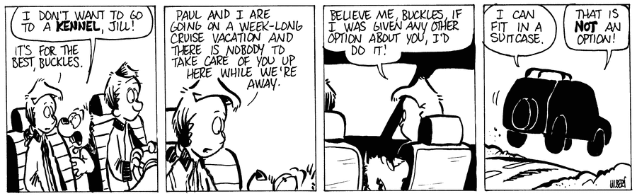 Buckles Comic Strip for February 22, 2025 