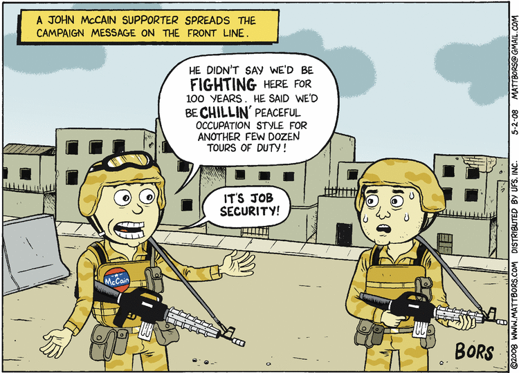 Matt Bors Comic Strip for May 02, 2008 