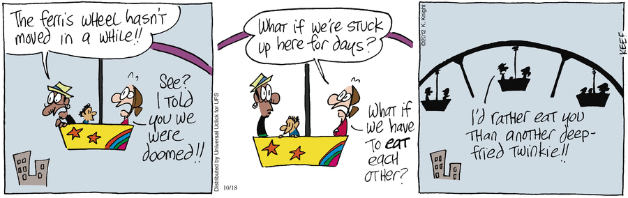 The Knight Life Comic Strip for October 18, 2012 