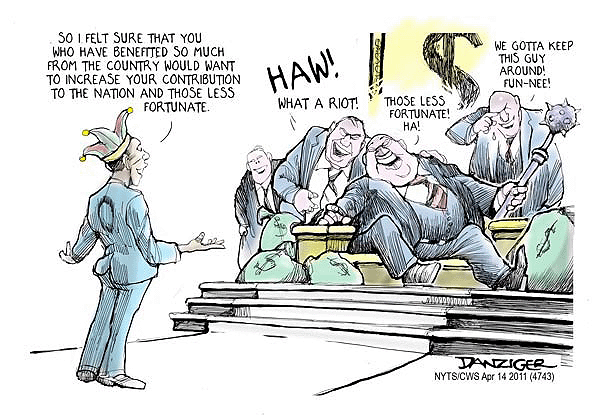 Jeff Danziger Comic Strip for April 15, 2011 