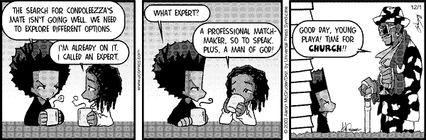 The Boondocks Comic Strip for July 04, 2011 