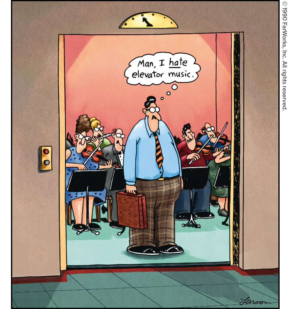 Man, I hate elevator music.