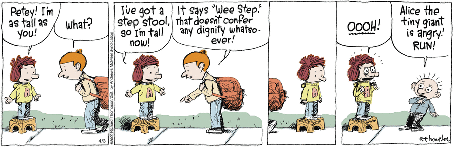 Cul de Sac Comic Strip for April 03, 2024 