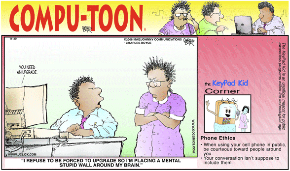 Compu-toon Comic Strip for November 30, 2008 