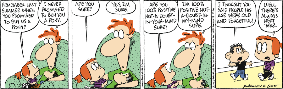 Baby Blues Comic Strip for September 26, 2003 
