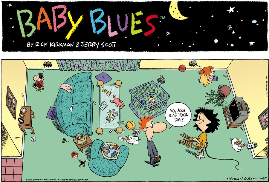 Baby Blues Comic Strip for October 25, 2009 