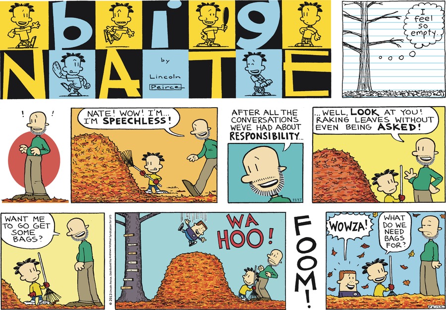 Big Nate Comic Strip for November 17, 2019 