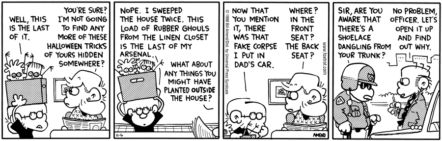 FoxTrot Classics Comic Strip for November 06, 2009 