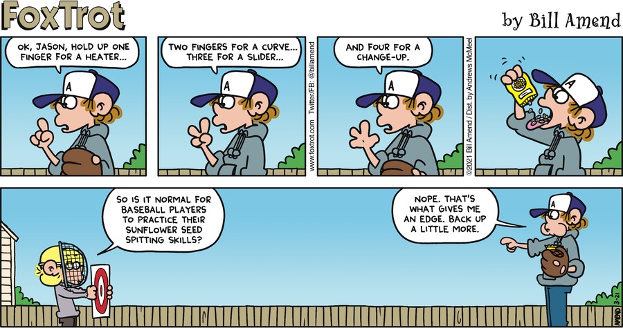 FoxTrot Comic Strip for March 21, 2021 