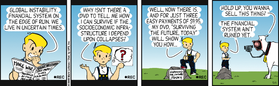 Cow and Boy Classics Comic Strip for October 06, 2008 