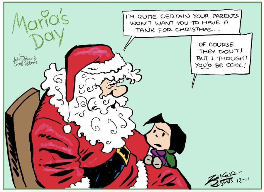 Maria's Day Comic Strip for December 08, 2024 