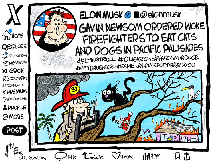 Clay Jones Comic Strip for January 18, 2025 