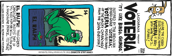La Cucaracha Comic Strip for October 02, 2004 
