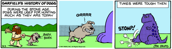 Garfield Comic Strip for September 03, 1980 
