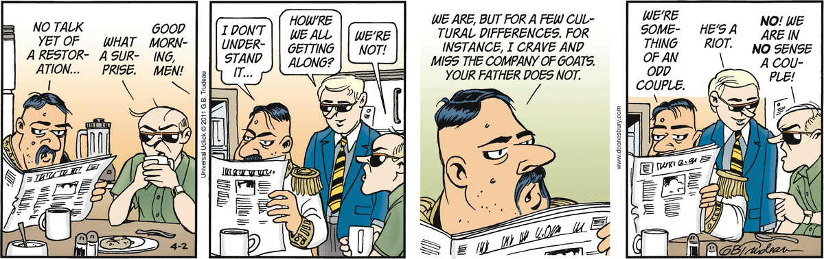 Doonesbury 15 years ago Image