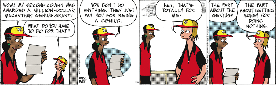 Lucky Cow Comic Strip for February 08, 2005 