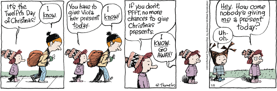 Cul de Sac Comic Strip for January 08, 2025 