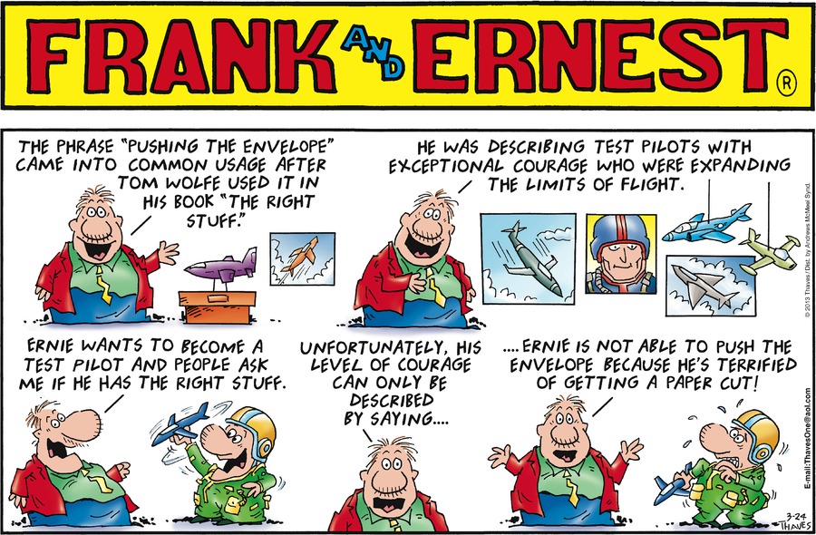 Frank and Ernest Comic Strip for March 24, 2019 