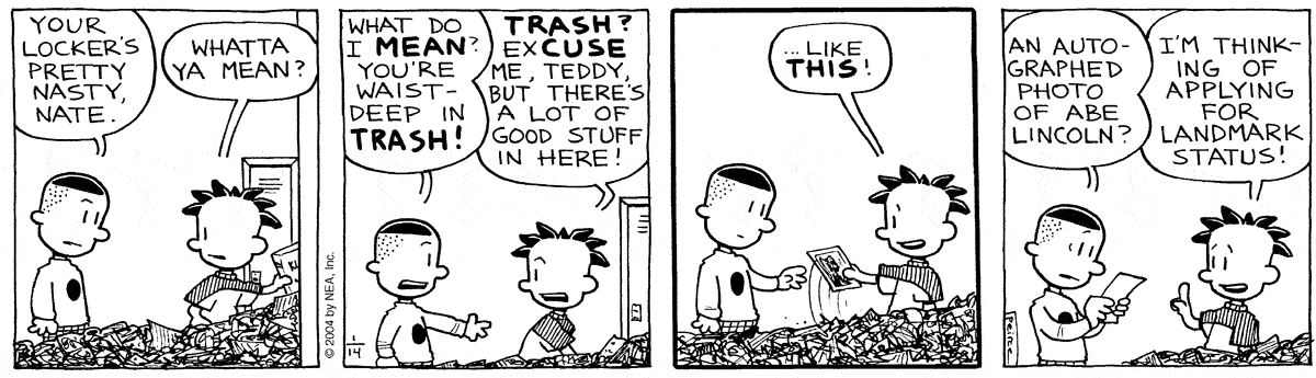 Big Nate Comic Strip for January 14, 2004 
