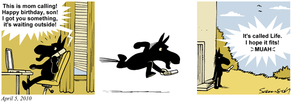 Dark Side of the Horse Comic Strip for March 19, 2011 