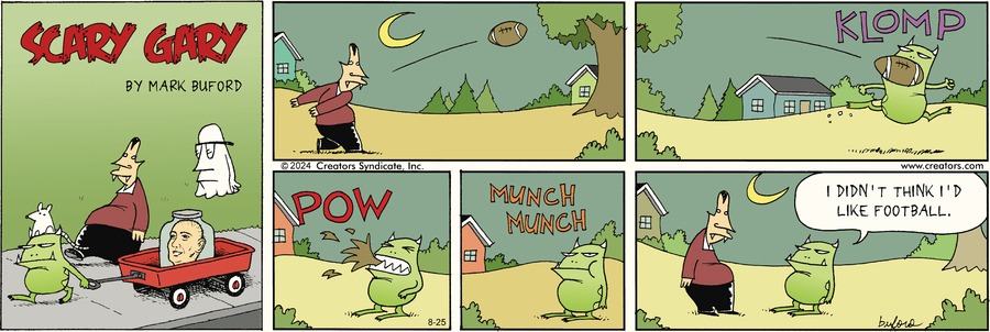 Scary Gary Comic Strip for August 25, 2024 