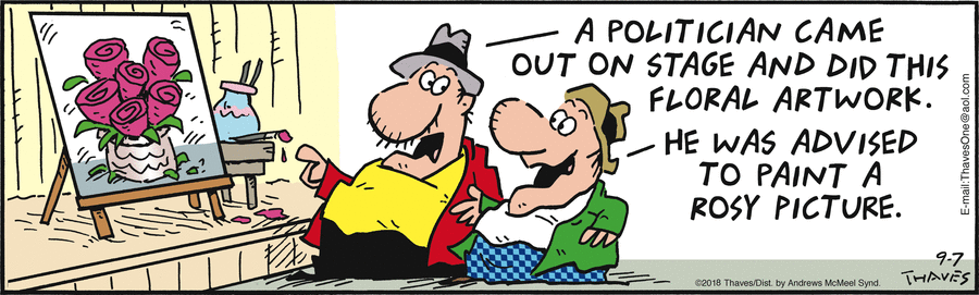 Frank and Ernest Comic Strip for September 07, 2018 