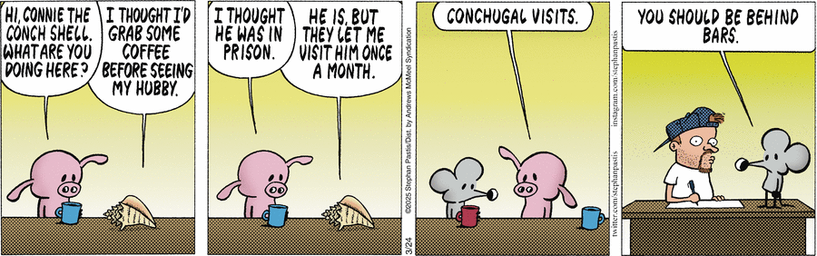 Pearls Before Swine Comic Strip for March 24, 2025 