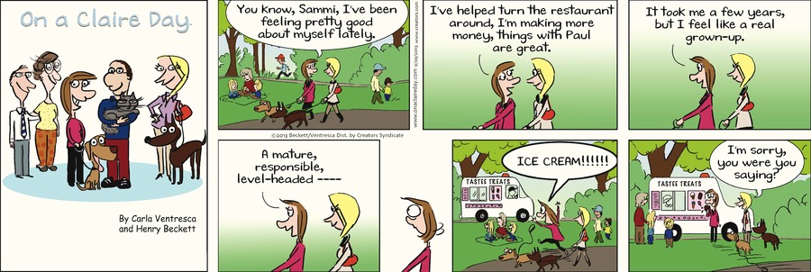On A Claire Day Comic Strip for September 29, 2013 