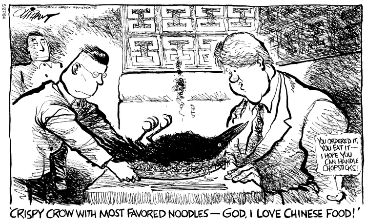 Pat Oliphant Comic Strip for May 27, 1994 