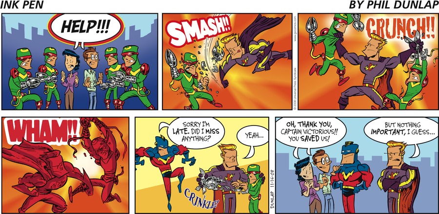 Ink Pen Comic Strip for November 16, 2008 
