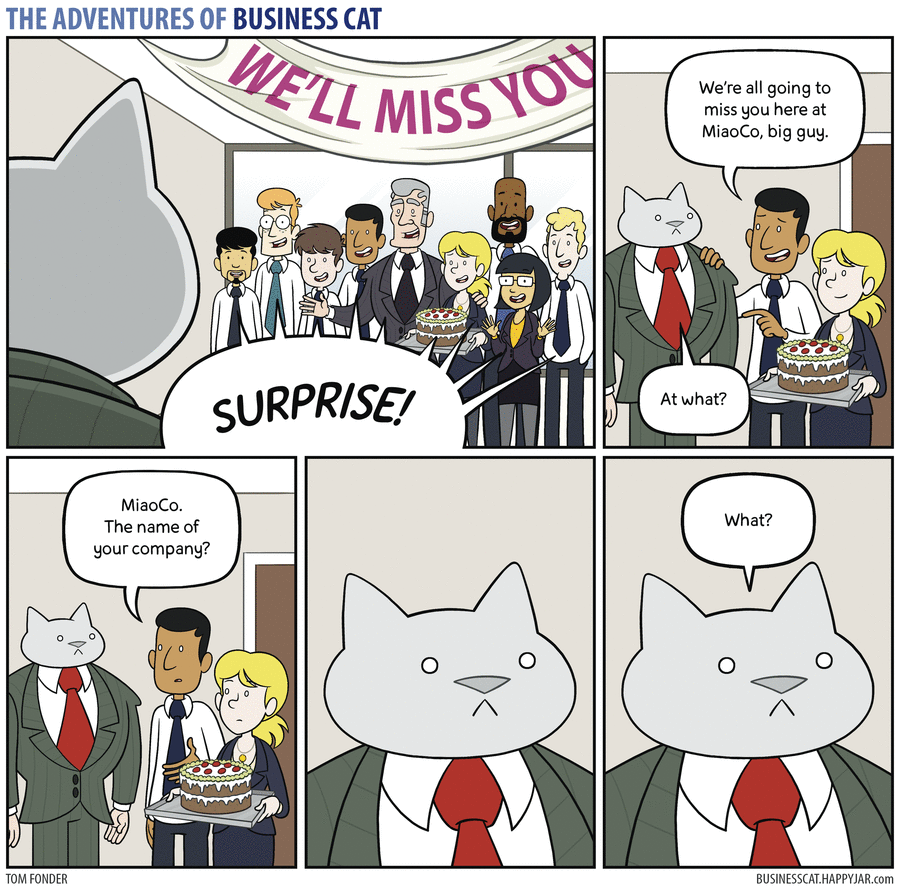 The Adventures of Business Cat Comic Strip for October 30, 2017 
