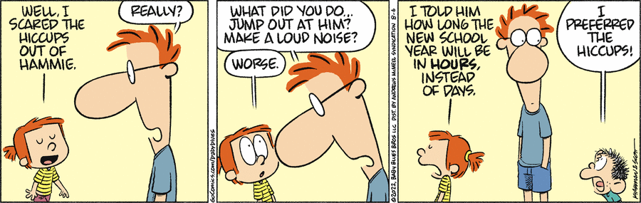 Baby Blues Comic Strip for August 06, 2022 